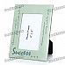 Success Style Polyresin Photo Frame (4" x 6" Picture)