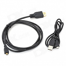 HDMI to Micro HDMI M-M Cable + USB to Micro USB M-M Data/Charging Cable Set