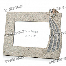 Elegant Angel Style Polyresin Photo Frame (3.5" x 5" Picture)