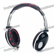 PC/Laptop Headphone with Microphone & Volume Control - Black (3.5mm Jack/180CM Cable)