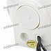 Stylish 2x3W USB Powered MP3 Music Speaker - White (60CM Cable)