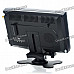 7" TFT LCD Monitor Digital DVB-T TV Receiver with Remote Controller - Black