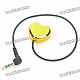 Heart Shaped 1 x 3.5mm Male to 2 x 3.5mm Females Audio Cable - Gold