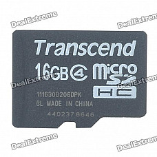 Genuine Transcend TF Memory Card (16 GB / Class 4)