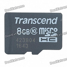 Genuine Transcend TF Memory Card (8 GB/ Class 10)