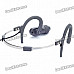 1/4" Sharp CCD Eyewitness Police Security Ear Hook Style Mini DVR Camera Set (2.5" LCD/TF Slot)