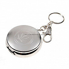 Environment-Friendly Pocket Ashtray Keychain (Pattern Assorted)