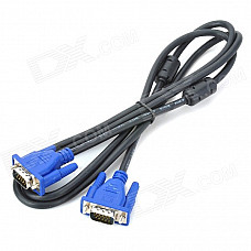 SIXCLOVER VGA HD 15 Pin Male to Male Connection Cable (1.5m-Length)