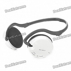 RX-W017 2.4GHz Rechargeable Wireless Stereo Headset - White