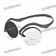 RX-W017 2.4GHz Rechargeable Wireless Stereo Headset - White