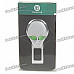 Universal Alien Style Safety Seat Belt Buckle - Silver + Green