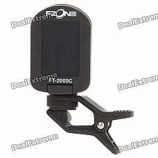 FT-2000C 1.2" LCD Clip-On Chromatic Tuner (1xCR2032)