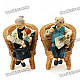 Resin Couple Dolls Toy Desktop Decoration - Pair