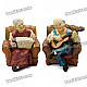 Resin Couple Dolls Toy Desktop Decoration - Pair