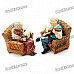 Resin Couple Dolls Toy Desktop Decoration - Pair