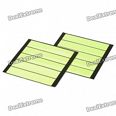Long Strips Pattern Reflective PVC Stickers (10-Piece Pack)
