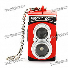 Mini Camera Lucky Charm Keychain with Flash Torch - Random Color (3 x LR1130)