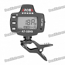 AT-320G 1.1" LCD Backlit Clip-On Chromatic Tuner (1 x CR2032)