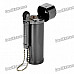 Nobilis Zinc Alloy Butane Gas Lighter with Metal Chain