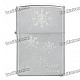 Genuine Zippo Copper Snowflake Pattern Fuel Lighter - Silver