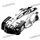 Iphone/Ipod Touch/Ipad Controlled USB Rechargeable RC 2-CH Wall Climbing Race Car - Silver + Black