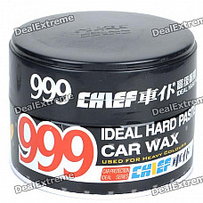 999 Car Polishing Hard Paste Wax w/ Sponge Pad (300g)
