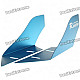 Cool Universal Car Decorative Front/Rear Wind Fins - Blue (Pair)