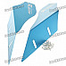 Cool Universal Car Decorative Front/Rear Wind Fins - Blue (Pair)